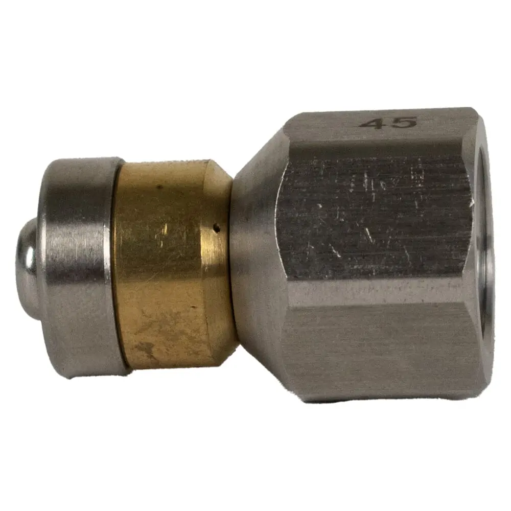 Sewer Nozzle, Rotating, 4.5 Mm X 3/8 In Fnpt 1