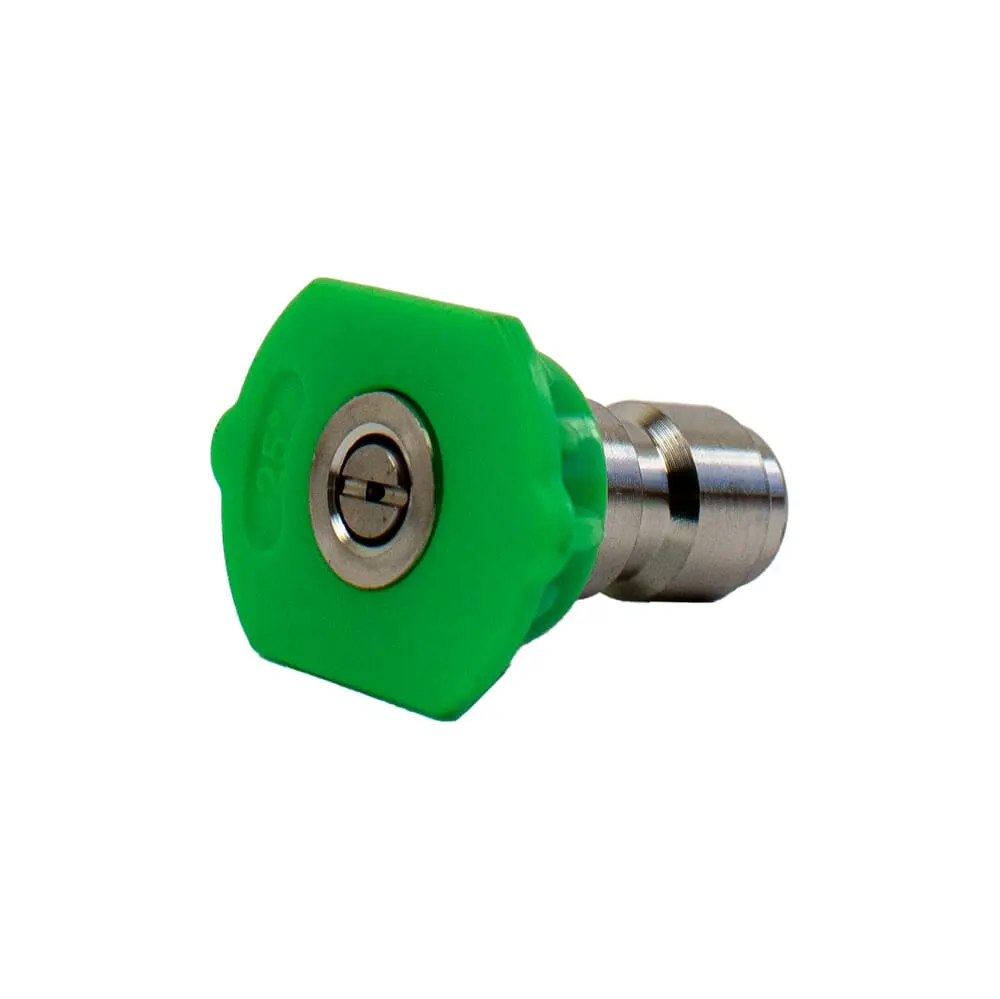 Quick Connect Flushing Nozzle, 25 Degrees X 4.0 Mm, Green 1