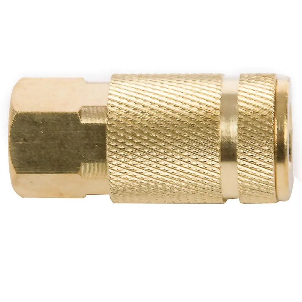 Aro Style Coupler, 1/4 In X 1/4 In Fnpt 1