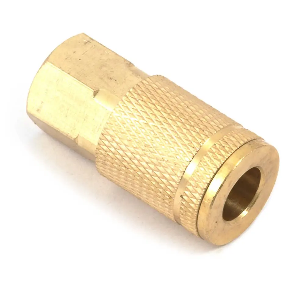 Tru-Flate Style Coupler, 1/4 In X 1/4 In Fnpt 1
