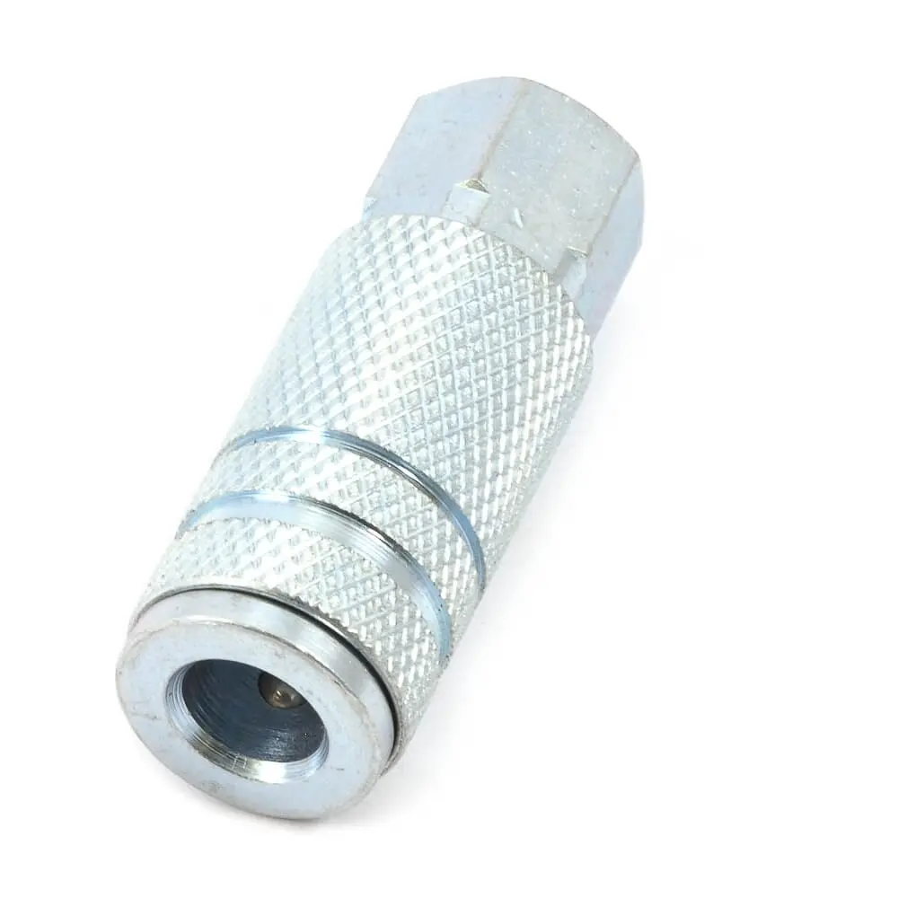 Lincoln Style Coupler, 1/4 In X 1/4 In Fnpt 1