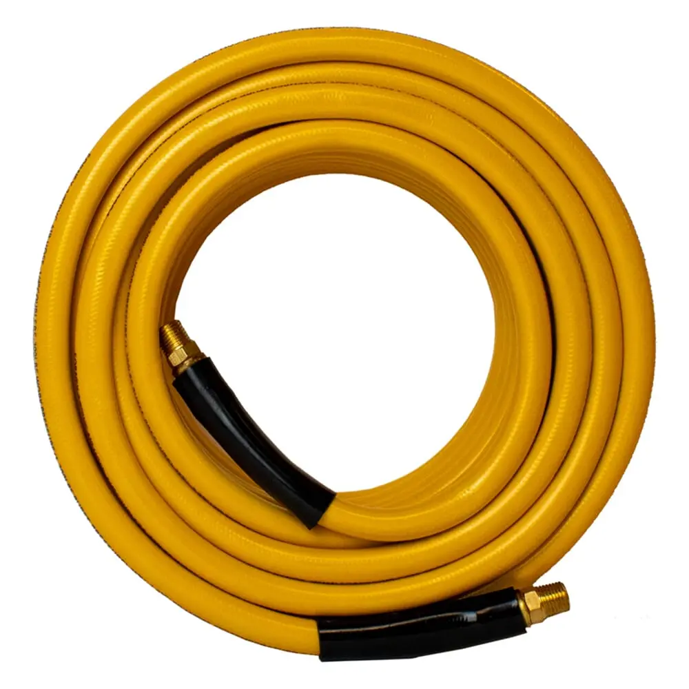 Pvc Air Hose, Yellow, 3/8 In X 50Ft 1