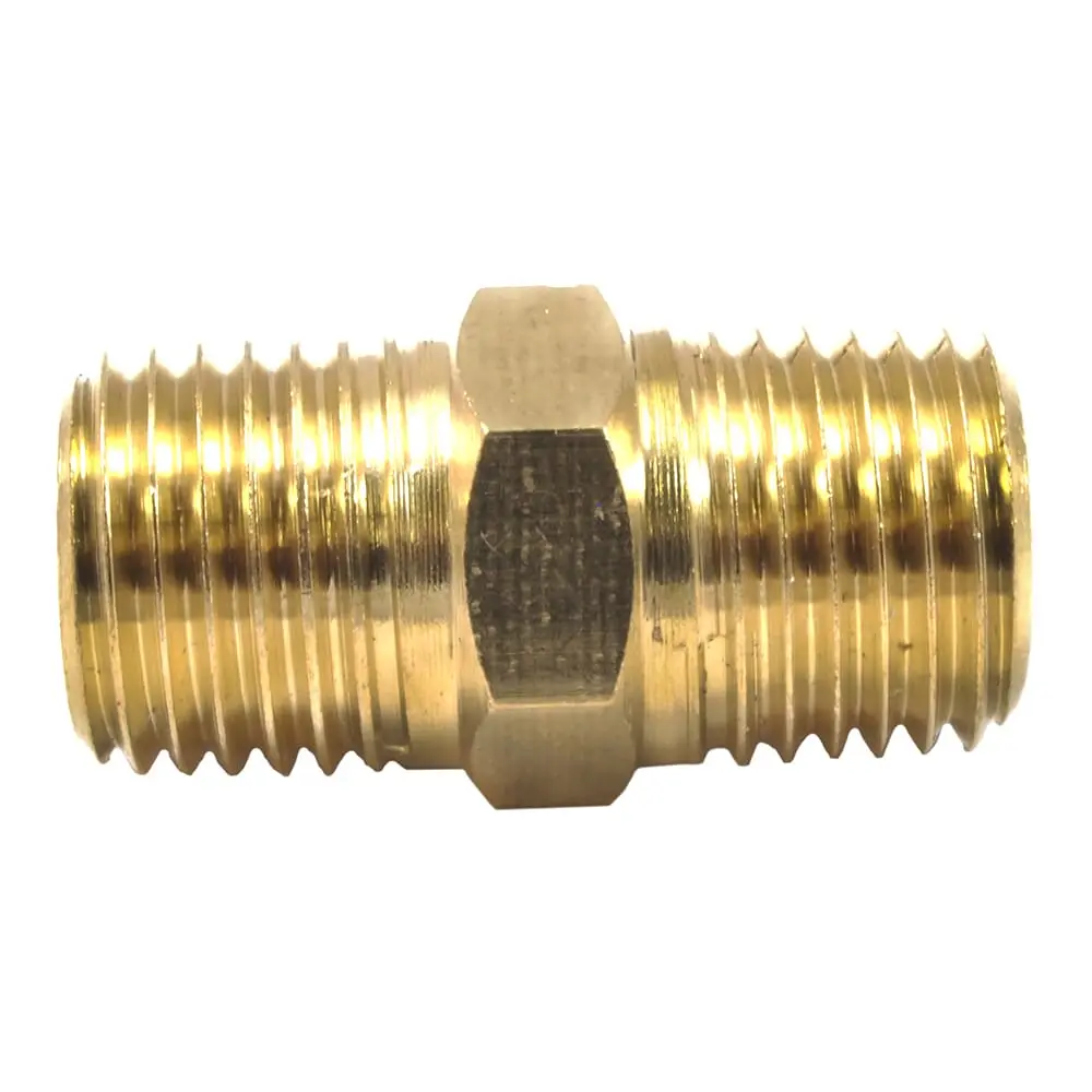 Male Coupling, 1/4 In Male Npt 1