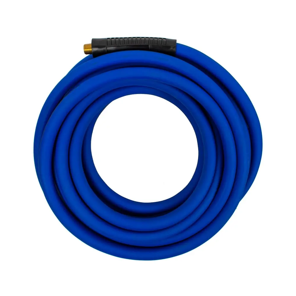 3/8 In X 25Ft Hybrid (Blue) Air Hose With 1/4 In Mnpt Fittings 1