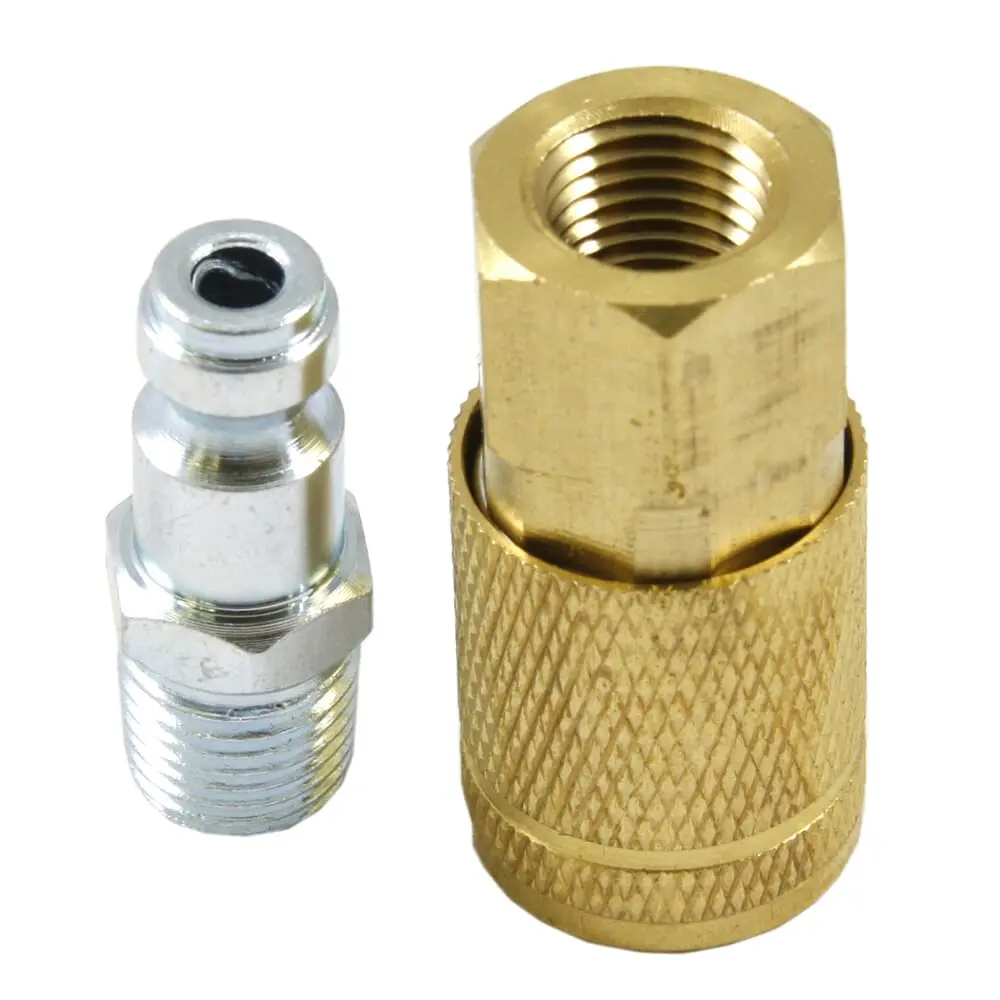 Tru-Flate Style Coupler/Plug Set, 1/4 In 1