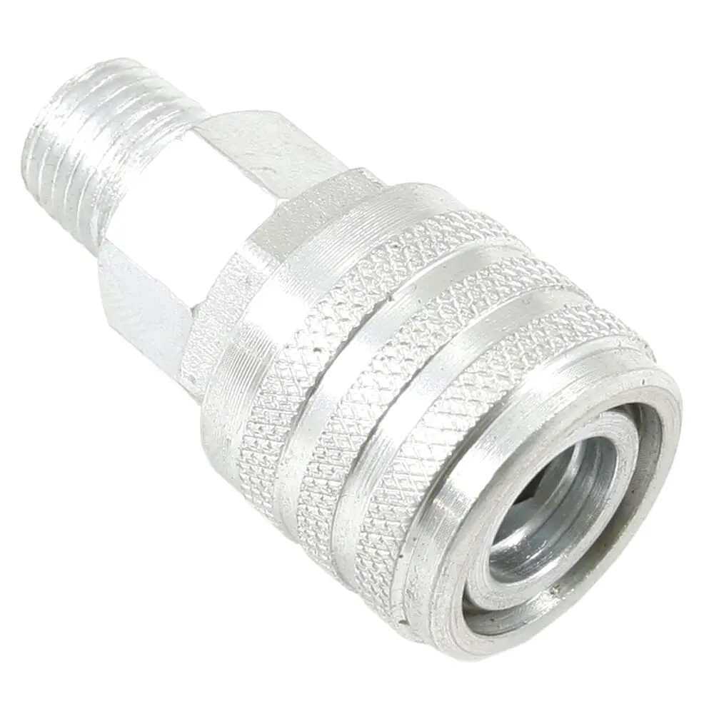 Ind/Milton Style Push Coupler, 1/4 In X 1/4 In Mnpt 1