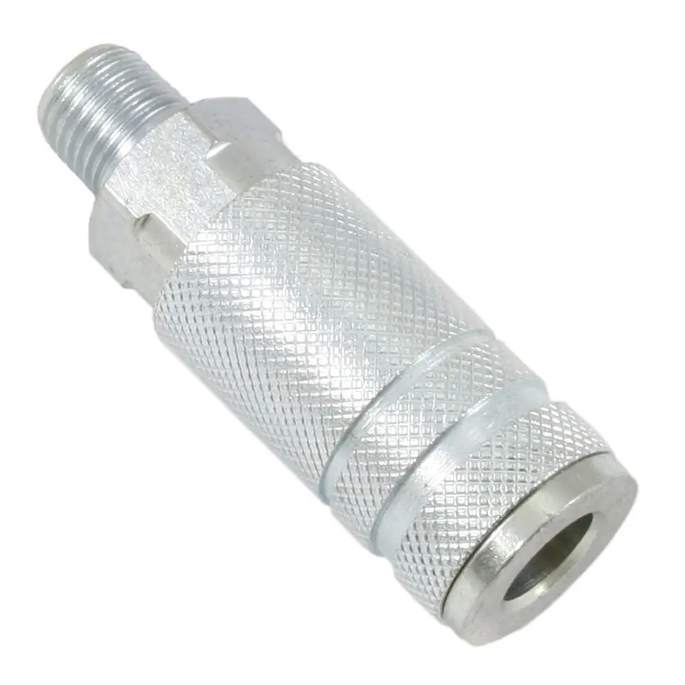 Lincoln Style Coupler, 1/4 In X 1/4 In Mnpt 1