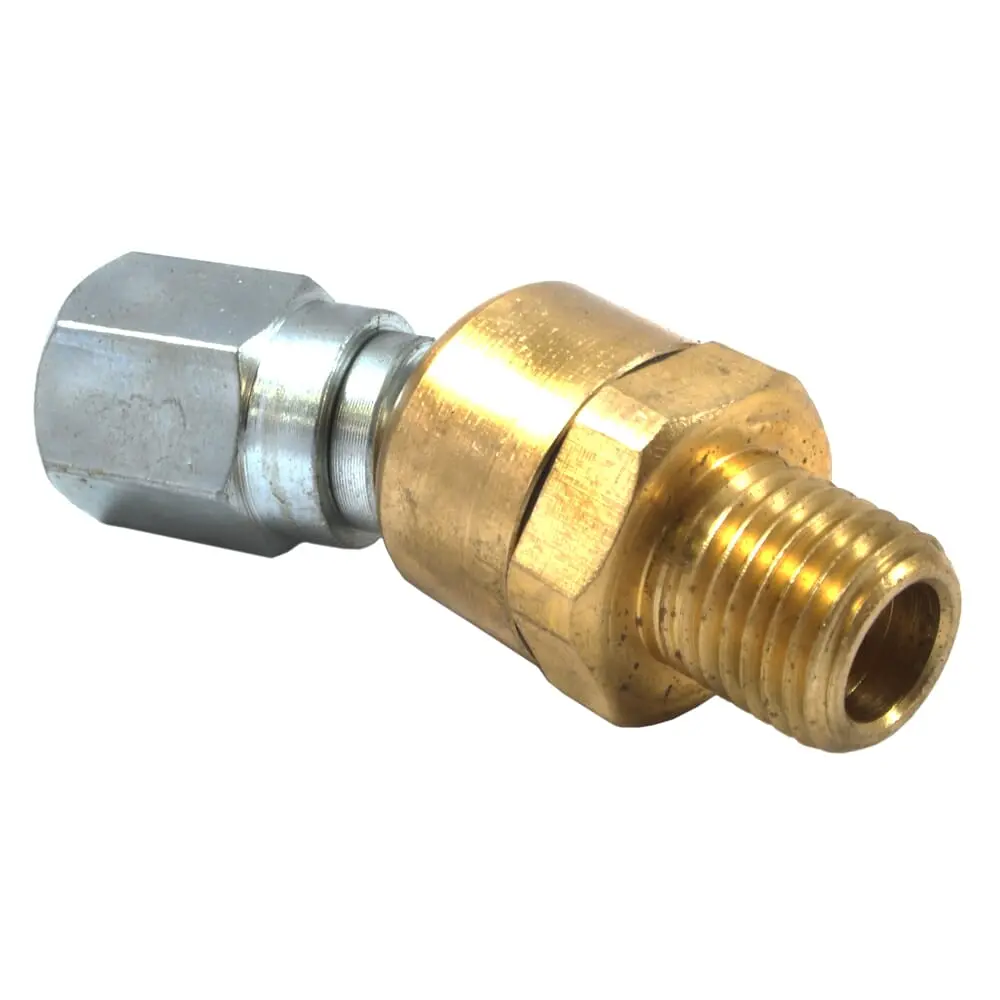 Air Swivel, 1/4 In Mnpt X 1/4 In Fnpt 1