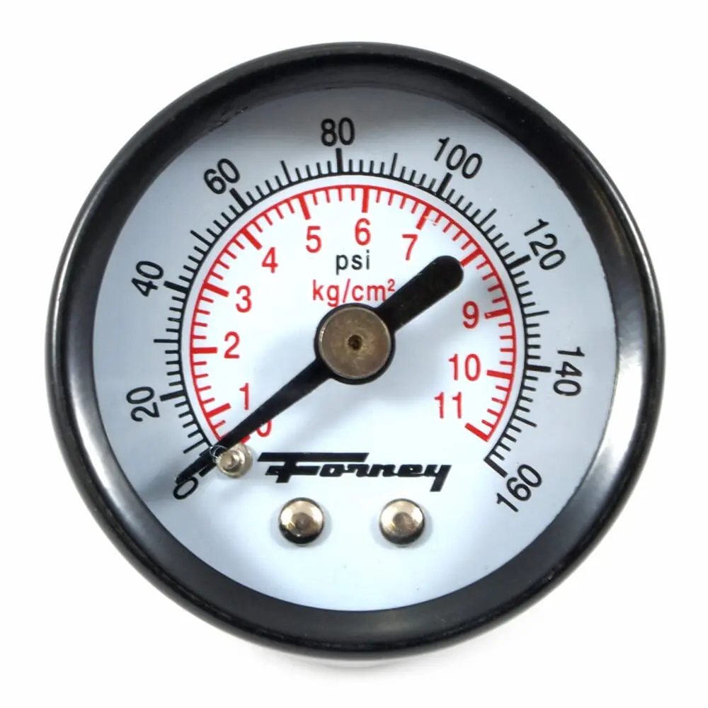 Pressure Gauge, 1-1/2 In With 1/8 In Npt 1