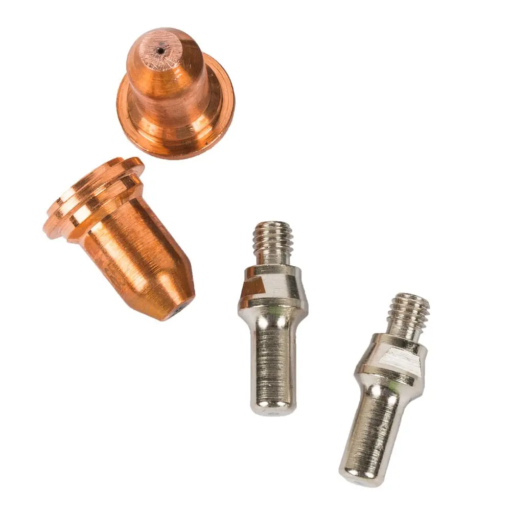 Plasma Cutter Electrodes And Tips, 4-Pack 1