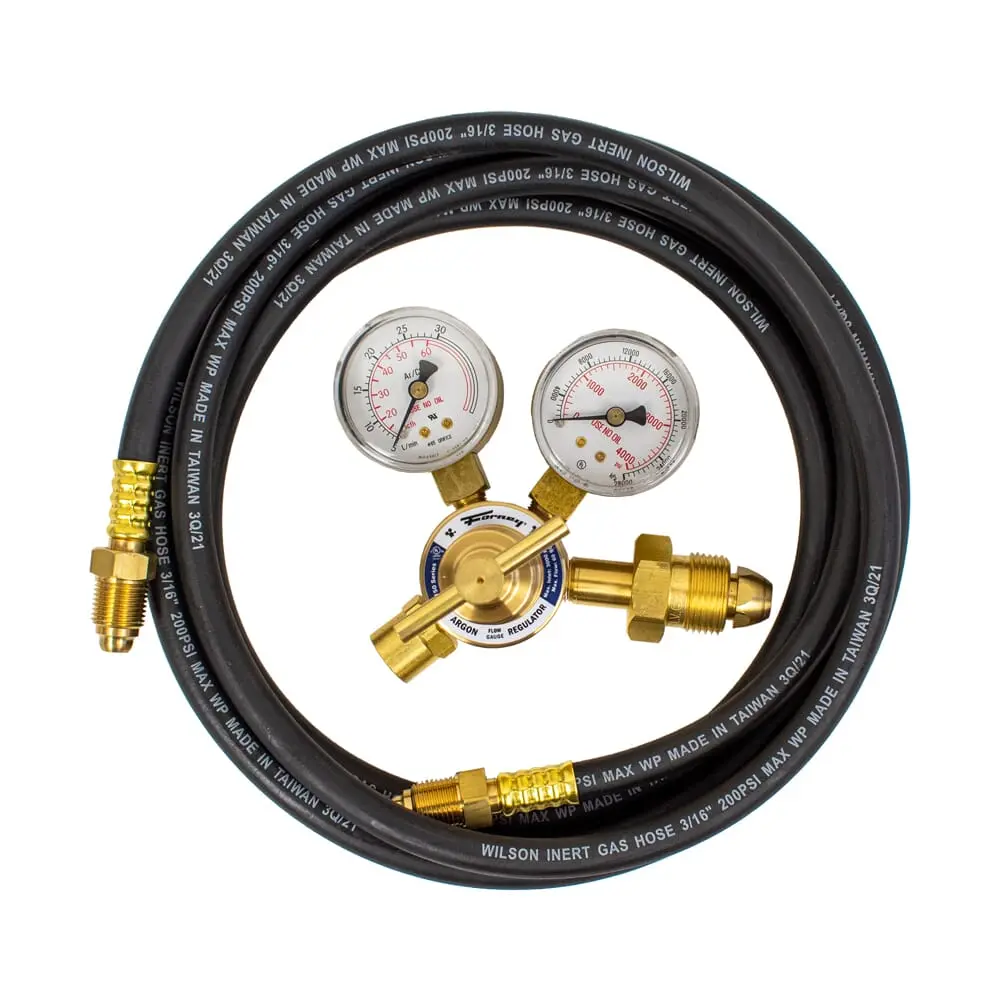 Regulator With 10Ft Hose, Cga-580, 5/8 In Npt 1