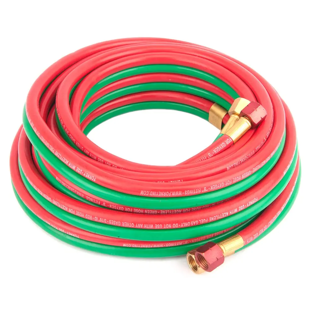 R-Grade Oxy-Acetylene Hose, 3/16 In X 25Ft 1