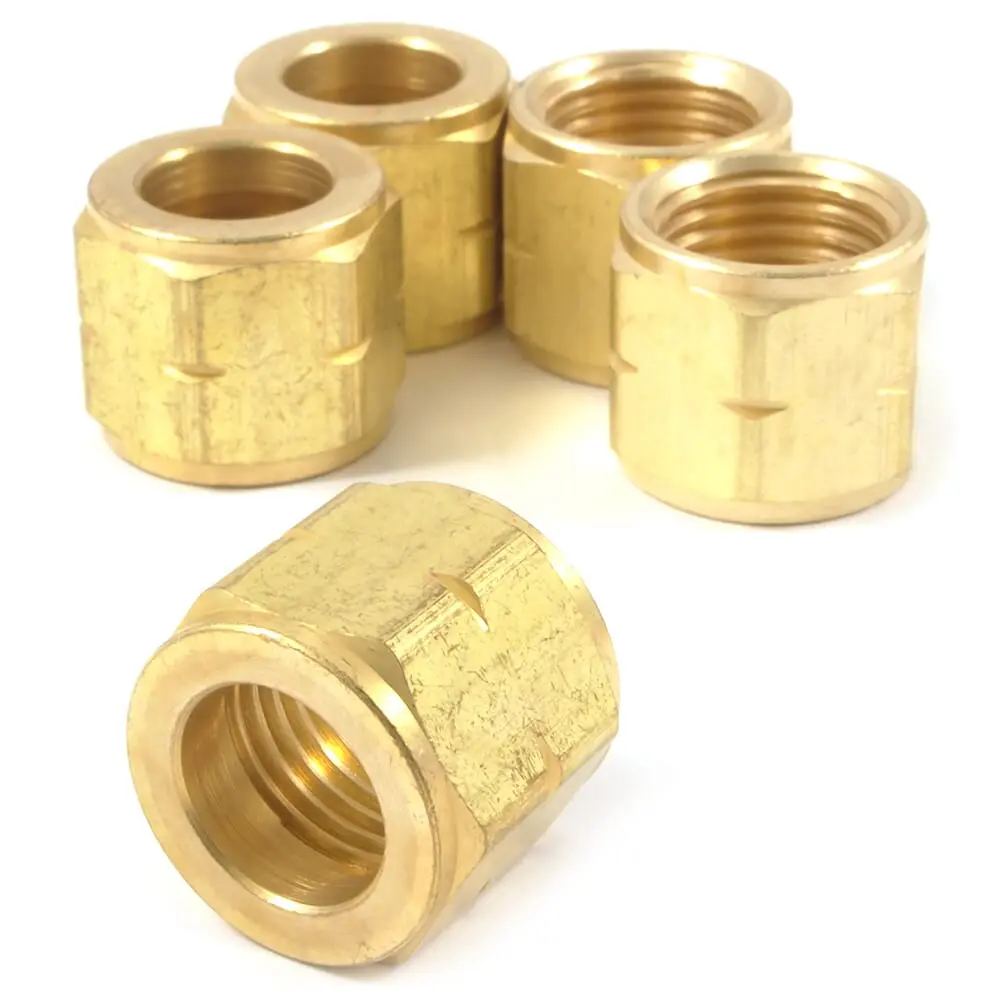 Acetylene Hose Nut, Lh, 9/16 In-18 Inb In Size, 5-Pack 1