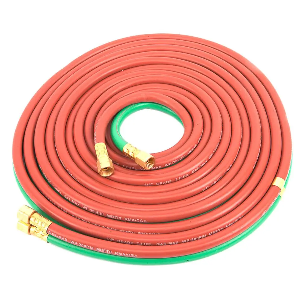 T-Grade Oxy-Acetylene Hose, 1/4 In X 25Ft 1