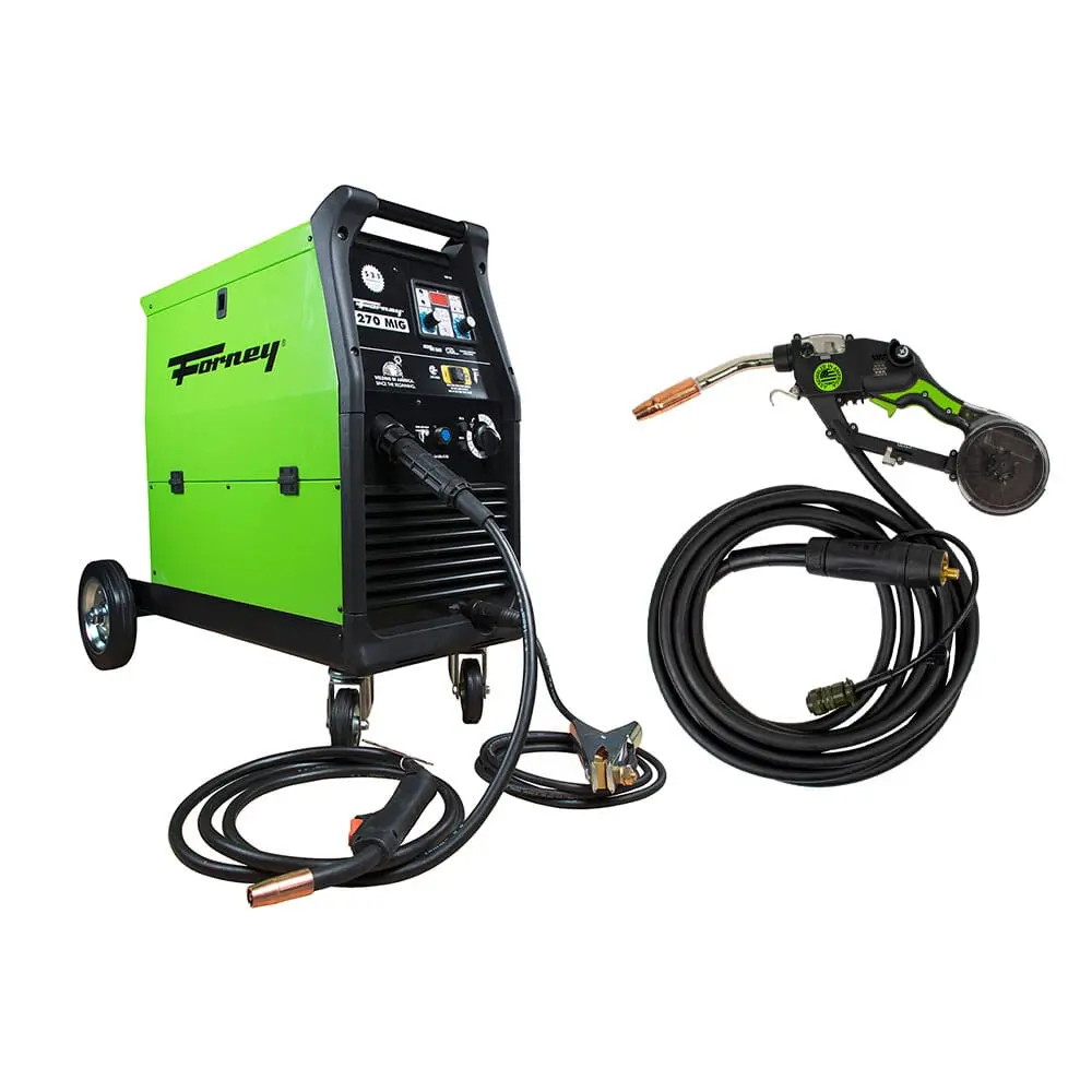 Forney® 270 Mig/Flux Core Welder With Spool Pro Hornet™ Sg250 Spool Gun Package 1