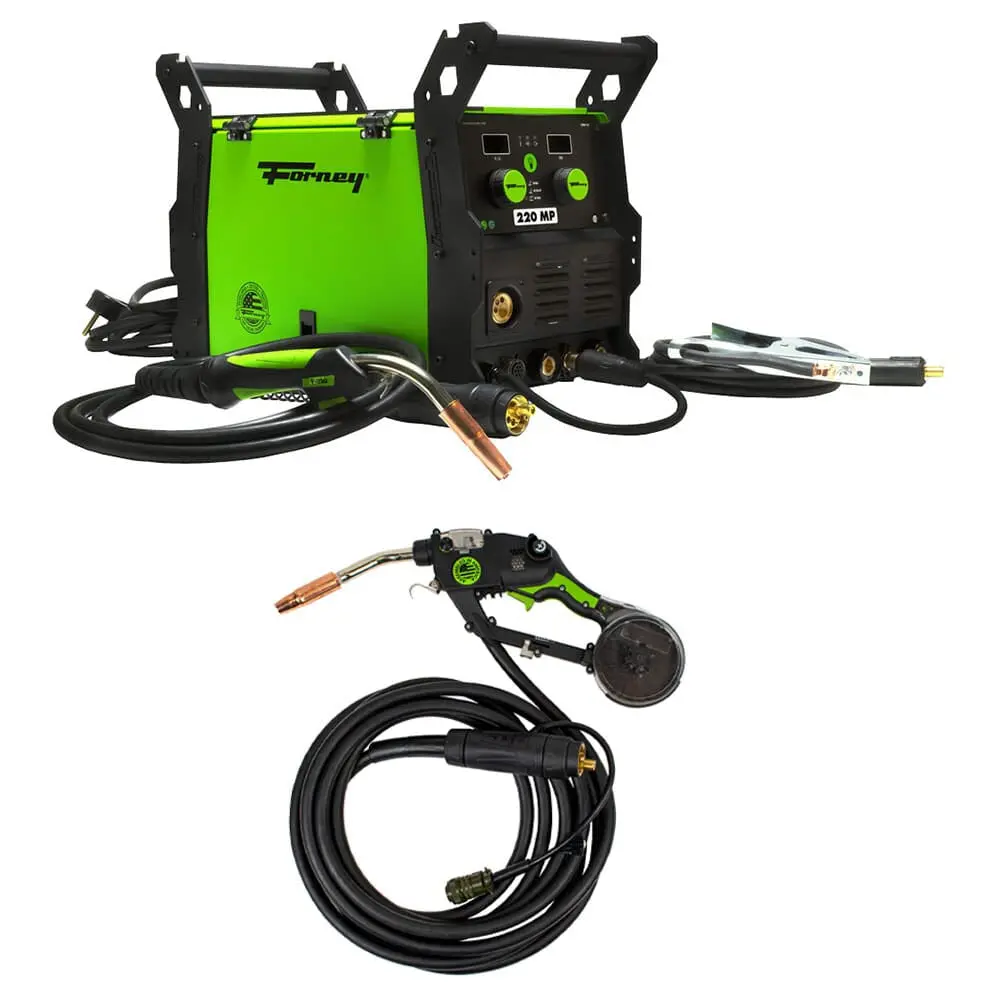 Forney® 220 Mp Welder With Spool Pro Hornet™ Sg250 Spool Gun Package 1