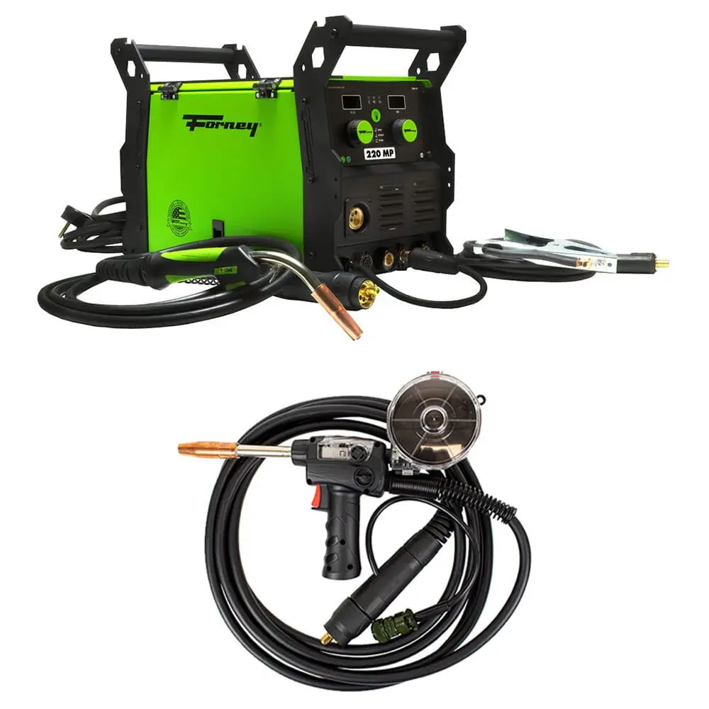 Forney® 220 Mp Welder With 250 Amp Spool Gun Package 1