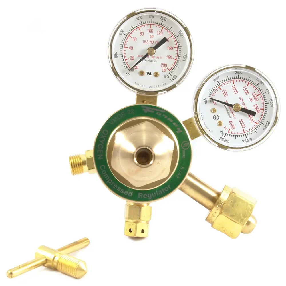 250 Series Oxygen Regulator, 2 In Side Mount 1