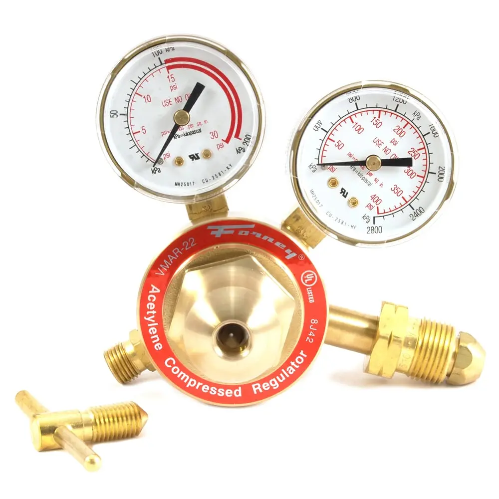 250 Series Acetylene Regulator, 2 In Side Mount 1