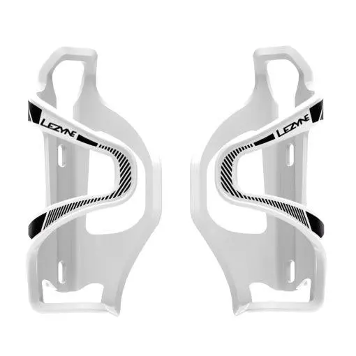 Lezyne Flow Side Bottle Cage (White) 1