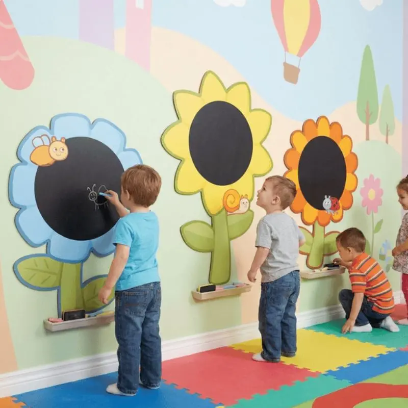 Flower Chalkboard Set - Indoor/Outdoor 1