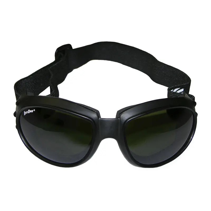 Arcone G-Act-A1501 Flat Black Frame/Ir5 Lens Action Safety Goggles 1