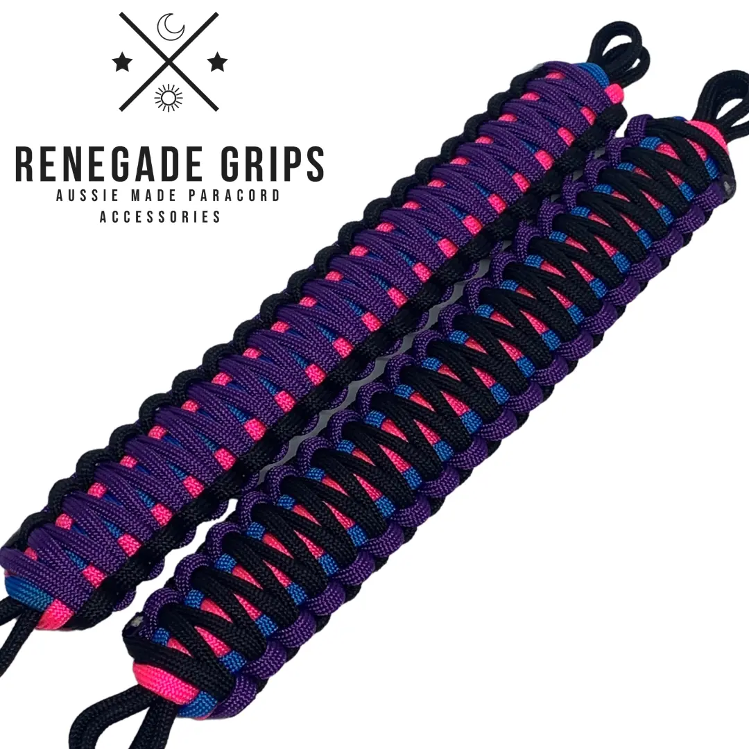 "Girls Night Out" Paracord Vehicle Grips 1