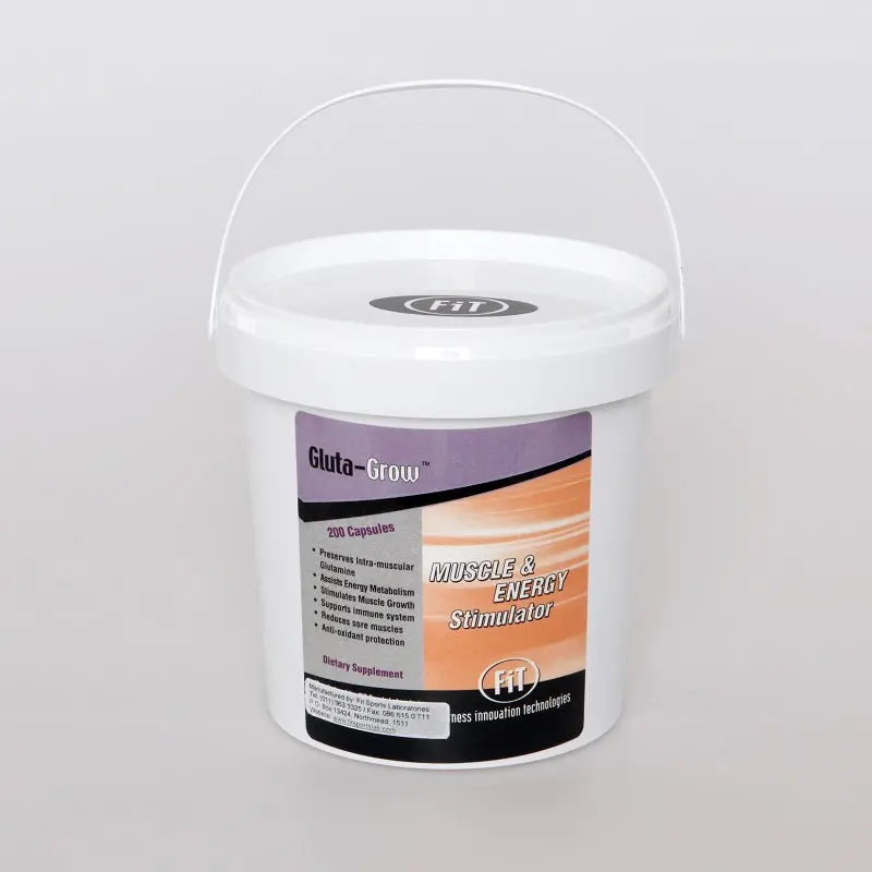 Fit Gluta Grow Energy & Gh Releaser (200 Caps) 1