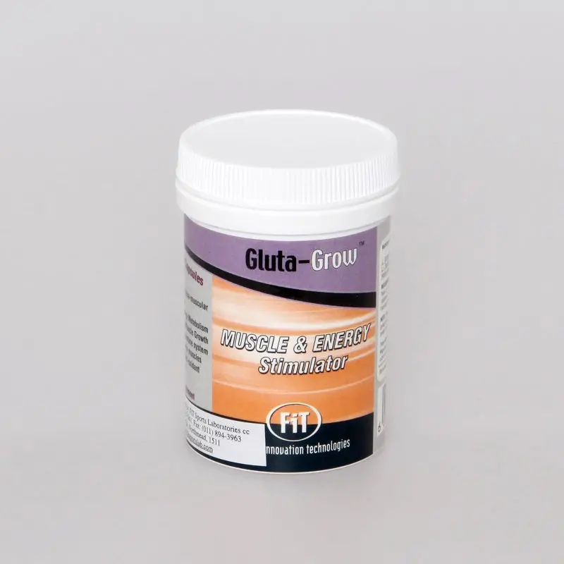 Fit Gluta Grow Energy & Gh Releaser (60 Caps) 1