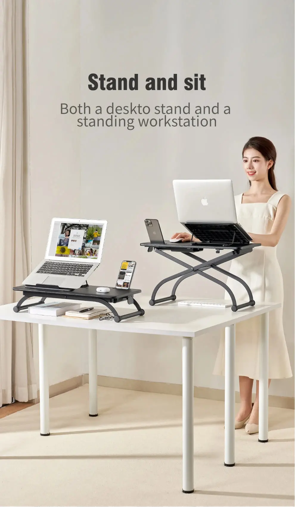 Sit-Stand Laptop Desk 1
