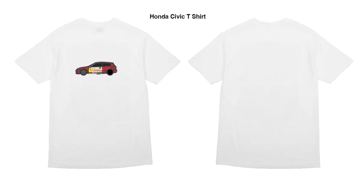 Honda Civic T Shirt - Tarmac Works X New York Sunshine 1