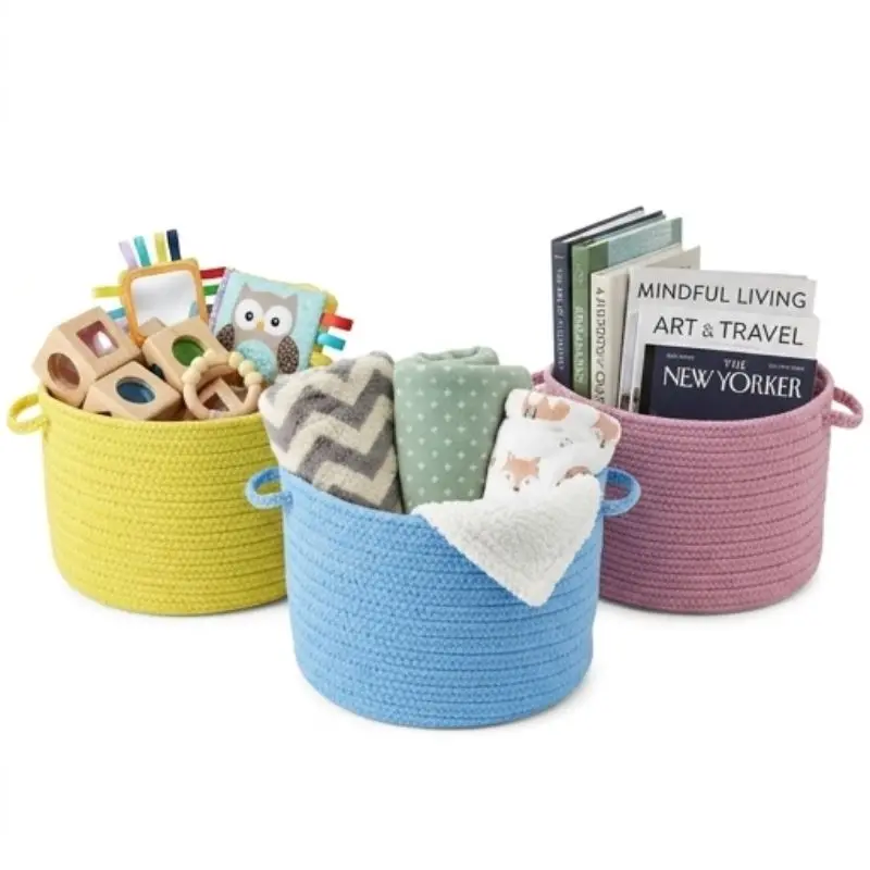 Happy Braids Rug Basket 1