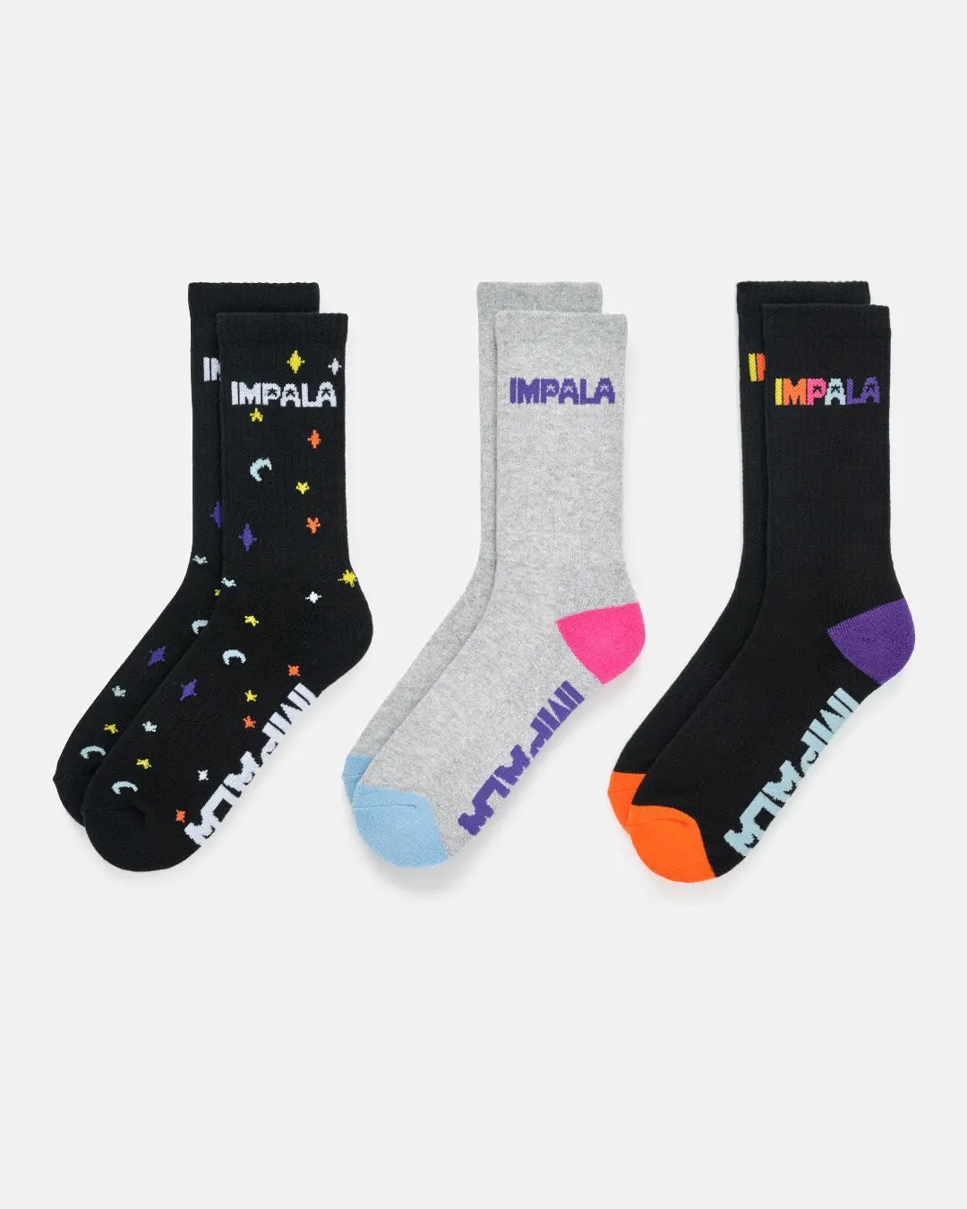 Impala Skate Socks 3 Pack - Twinkle 1