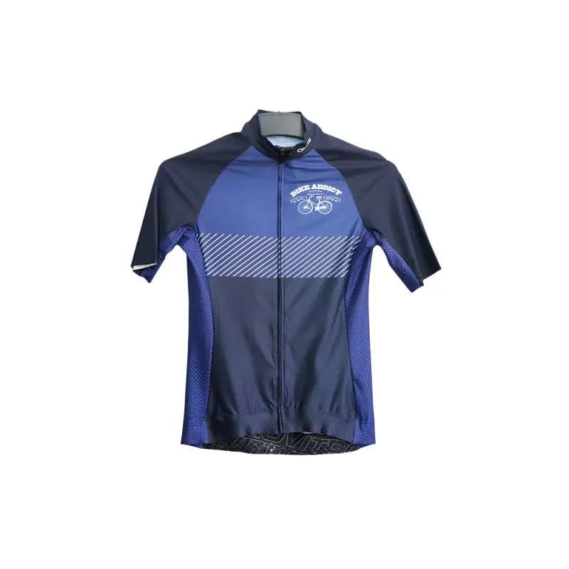 Bike Addict Ciovita Race Fit Black/Blue Ladies Jersey (2018) 1