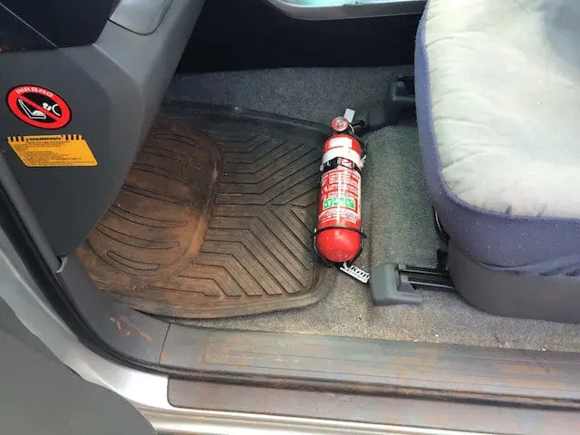 Toyota Prado 120/150 Fire Extinguisher Bracket 2