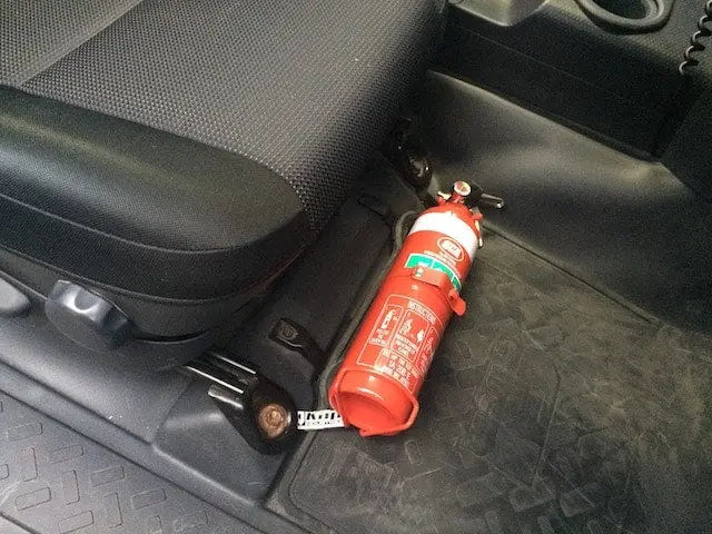 Toyota Fj Cruiser Fire Extinguisher Bracket 2