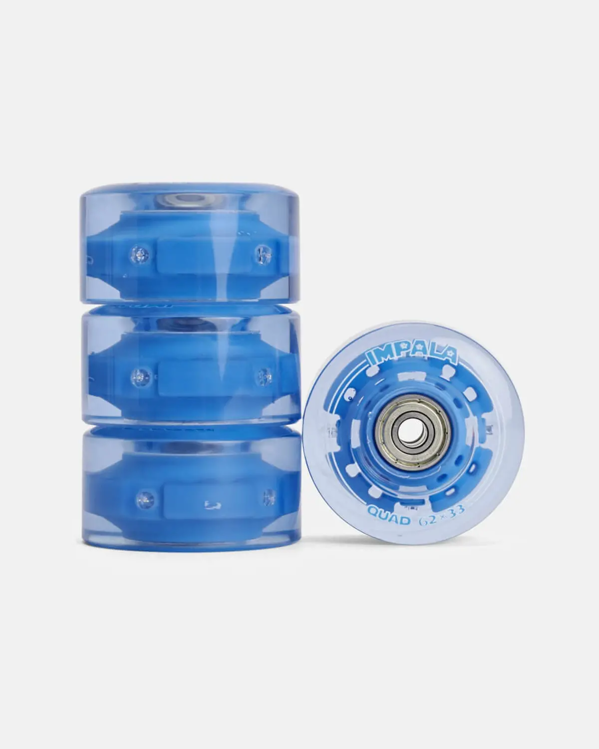 Impala Light Up Quad Wheel 4Pk - Blue 1