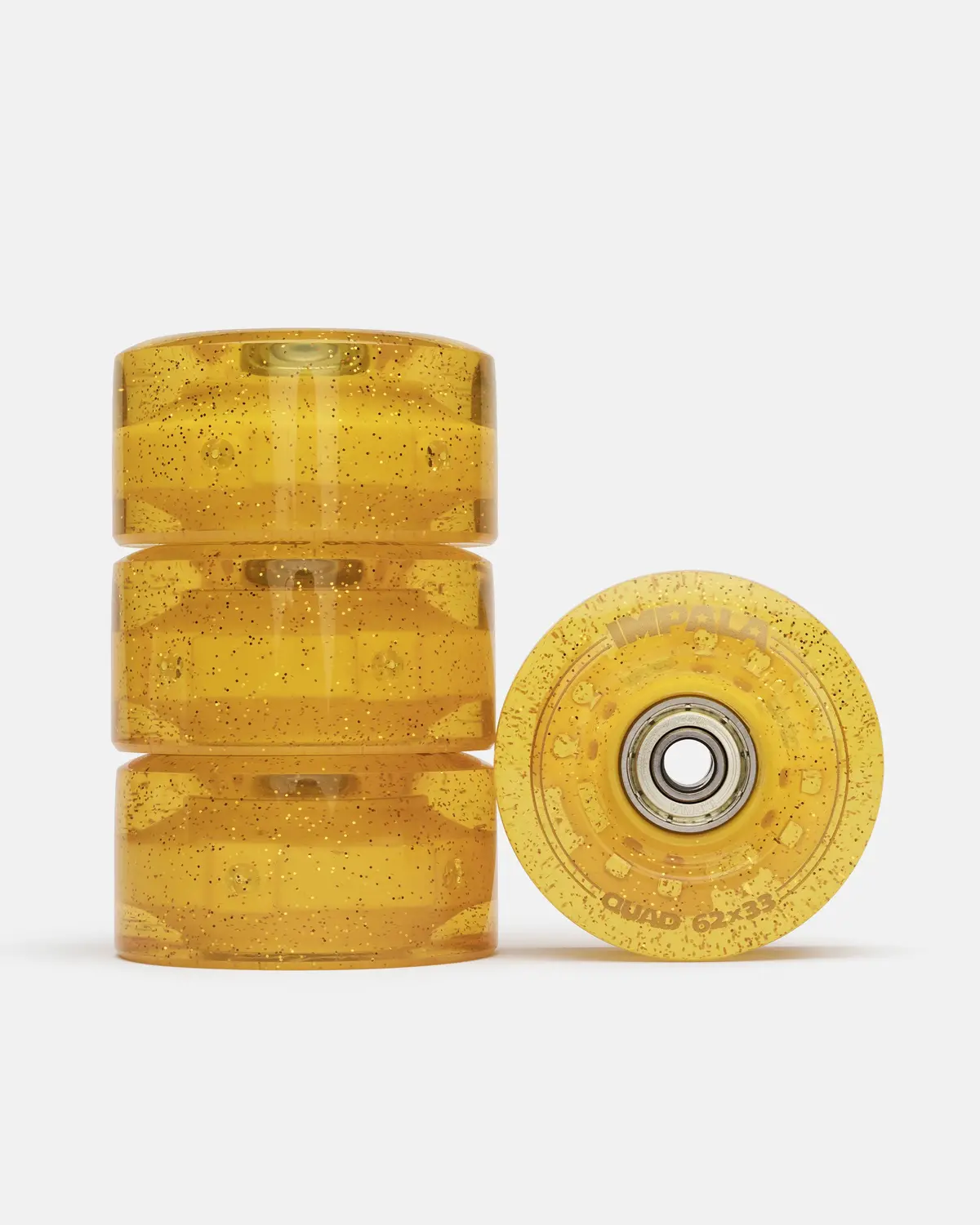 Impala Light Up Quad Wheel 4Pk - Gold 1