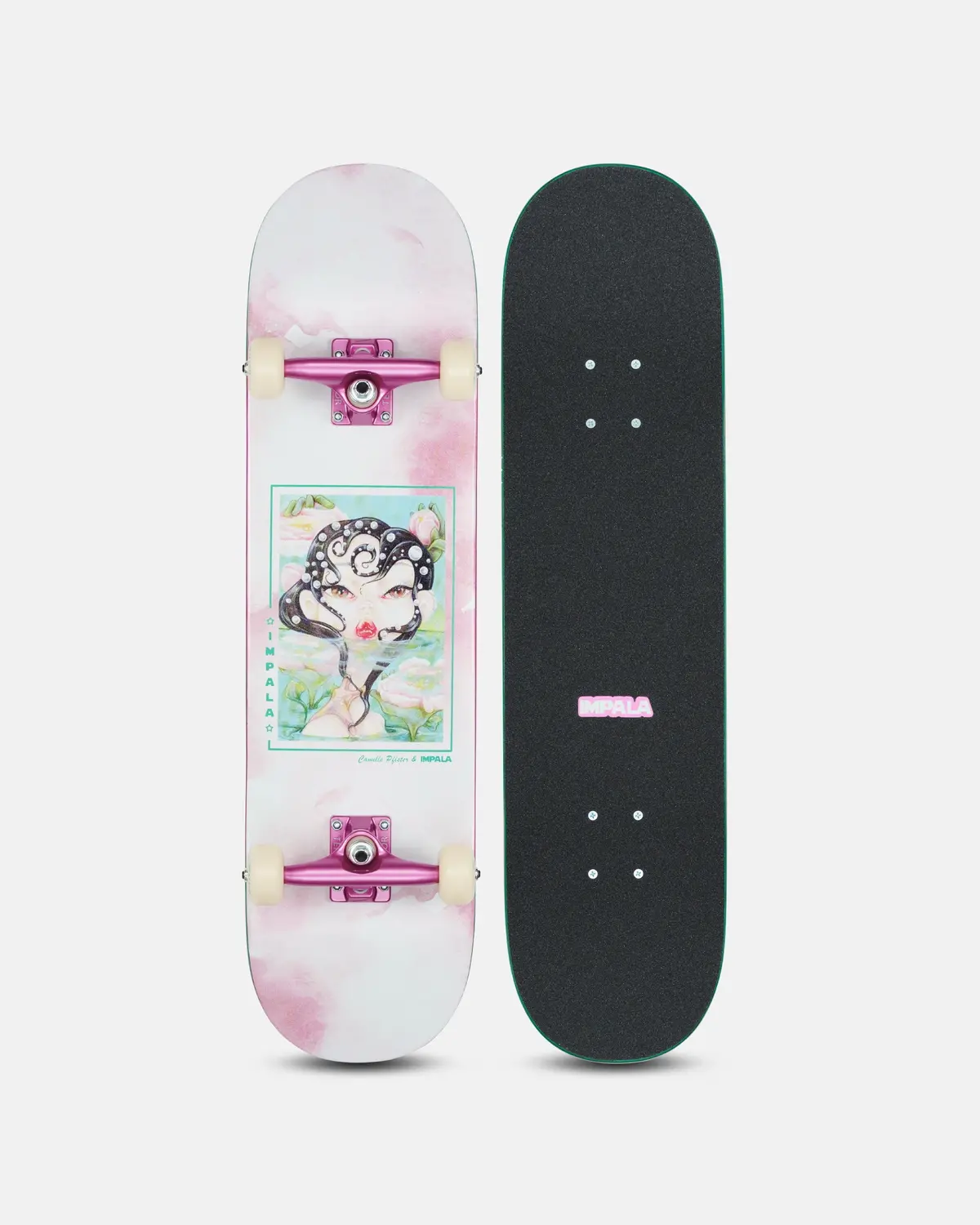 Impala Naiad Skateboard - Wen/Rose 1