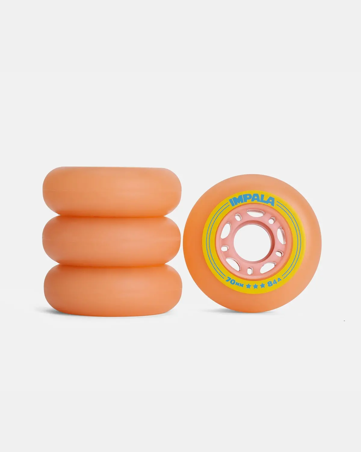 Impala Inline Wheel 4Pk - Pink/Yellow 1