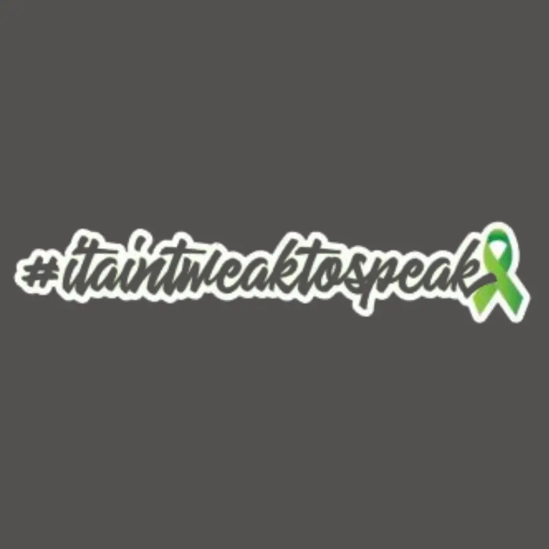 "It Ain't Weak To Speak" Sticker 1