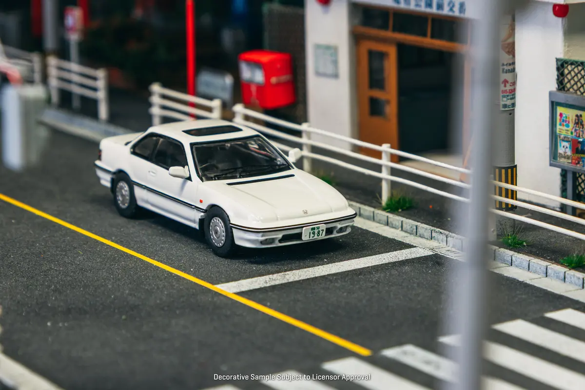 1/64 Honda Prelude (Ba4) White - J Collection X Tarmac Works Collab64 1