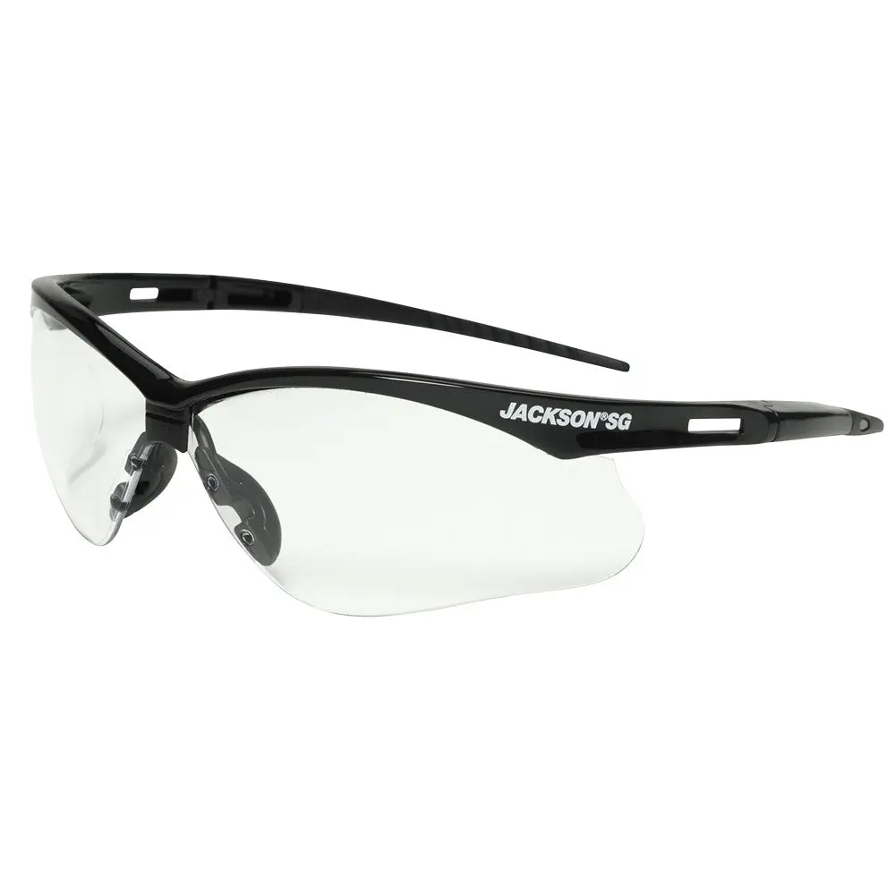 50000 Jackson Safety Sg Safety Glasses, Customizable, Clear, Anti-Scratch 1