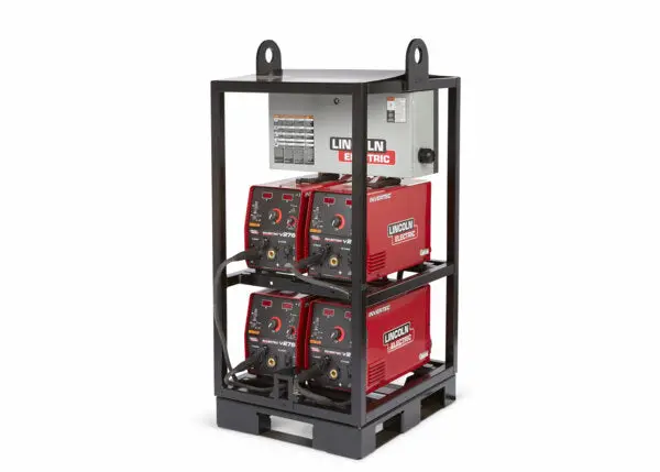 Lincoln Electric Invertec® V276 4-Pack Rack 1