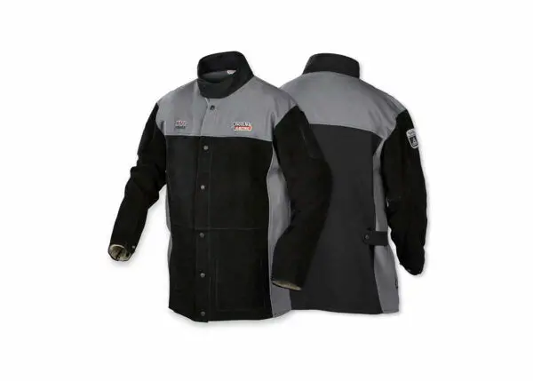 Lincoln Electric Xvi Series Heavy Duty Split Leather Fr Welding Jacket 1
