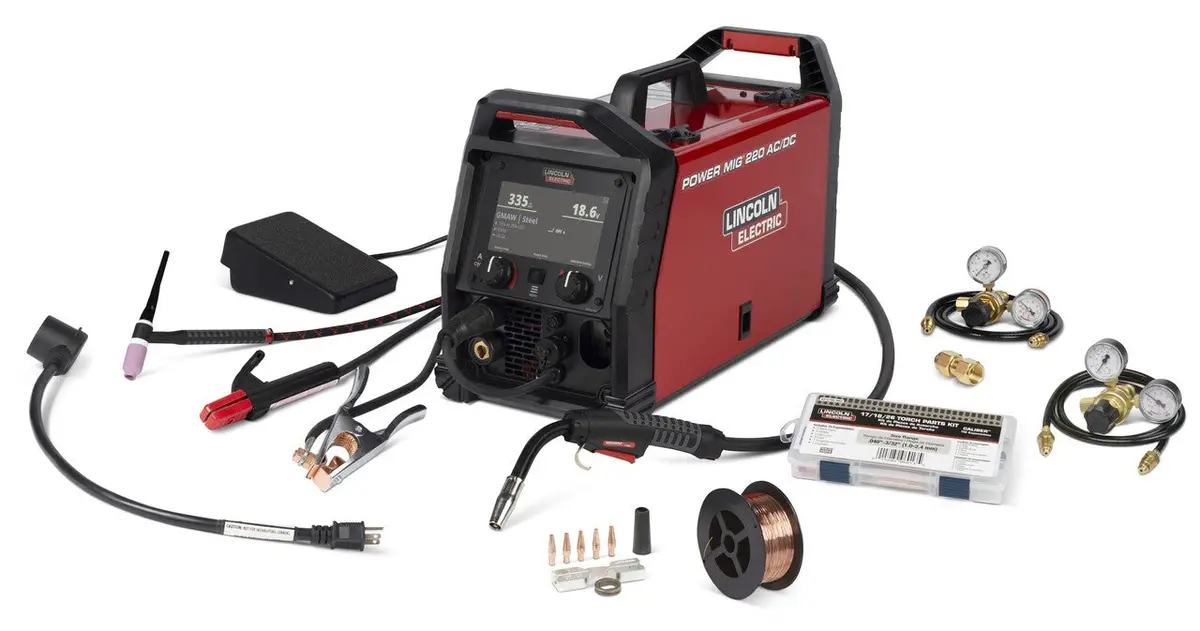Lincoln Power Mig 220 Ac/Dc Multi-Process Welder - K5379-1 1
