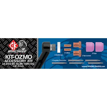 8 Series Low Profile Accessory Kit For Ck24 / Ck24w Style Tig Torches 1