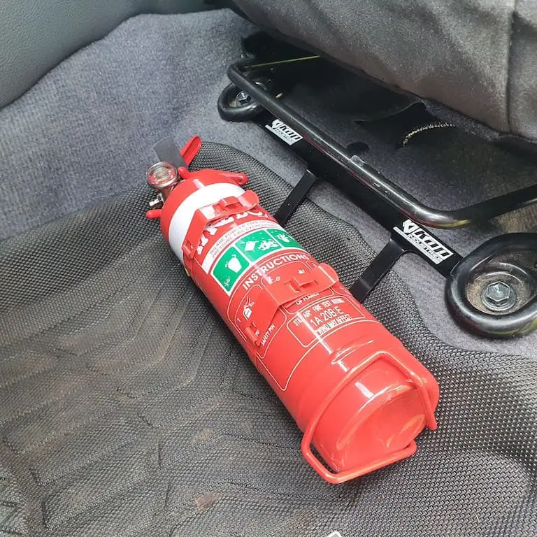 Toyota Landcruiser 79 Single Cab (2017+) Fire Extinguisher Bracket 2