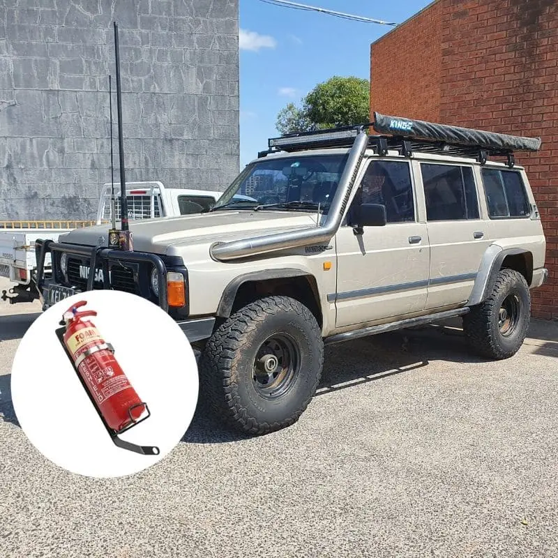 Nissan Patrol (Gq) Fire Extinguisher Bracket 1