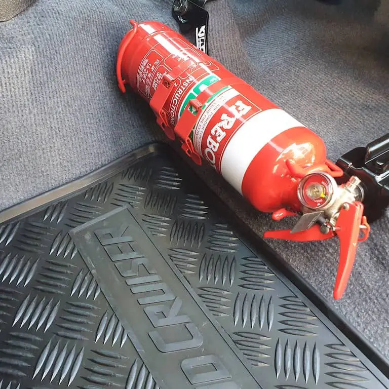 Toyota Landcruiser 79 Dual Cab (2017+) Fire Extinguisher Bracket 2